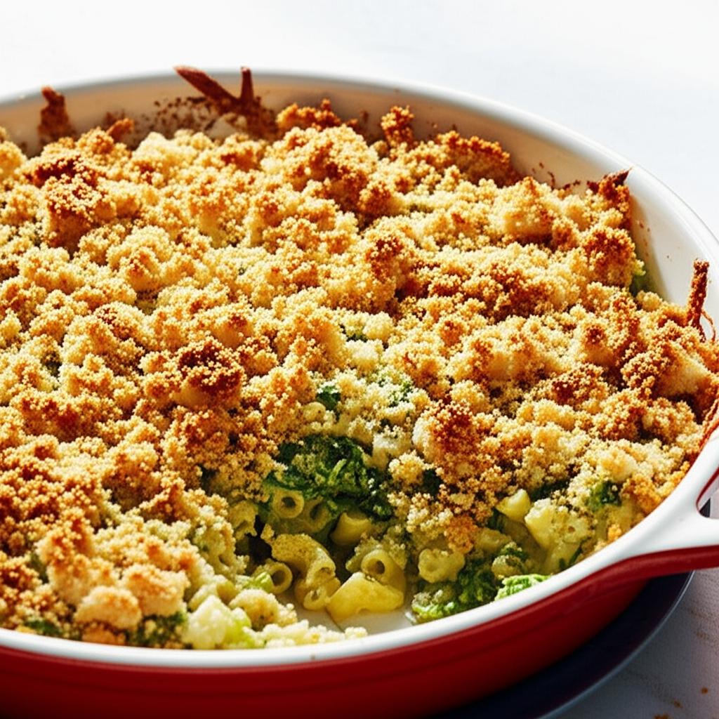 Spinach Power Pesto Macaroni and Cheese