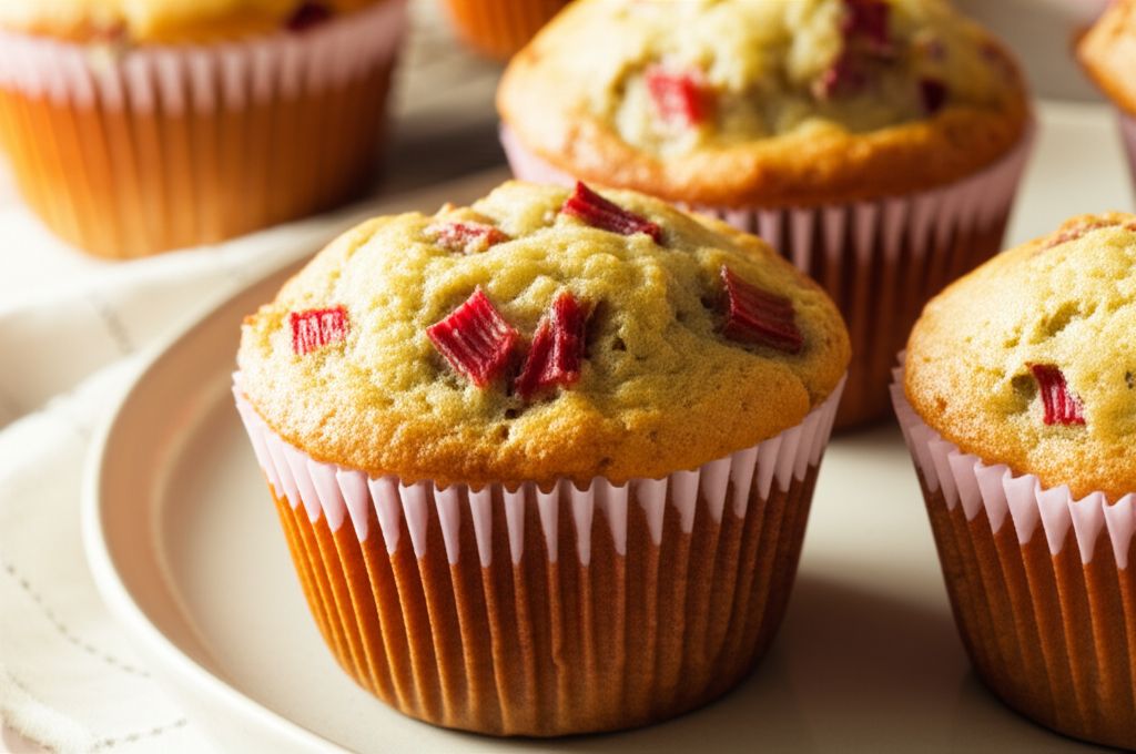 Tuxedoville's Rhubarb Muffins