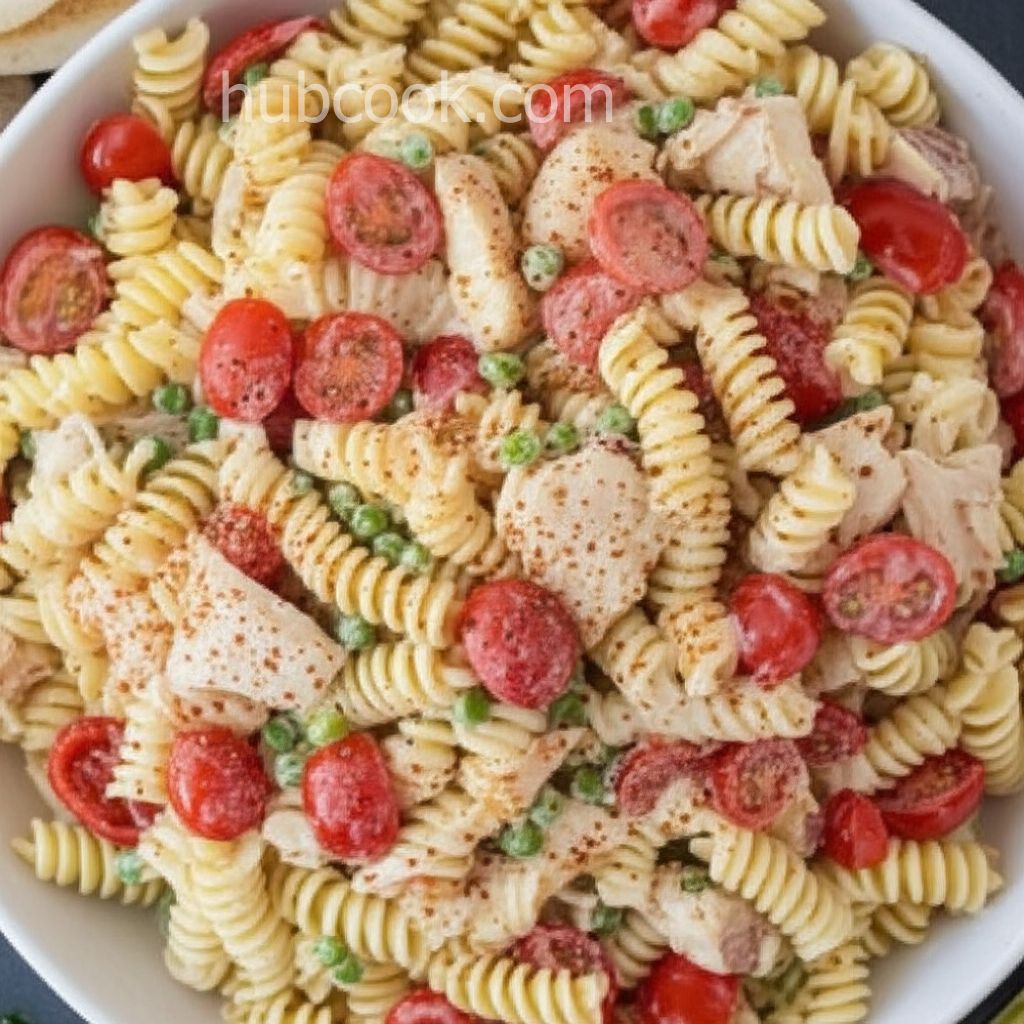 Zesty Cold Chicken Pasta Salad