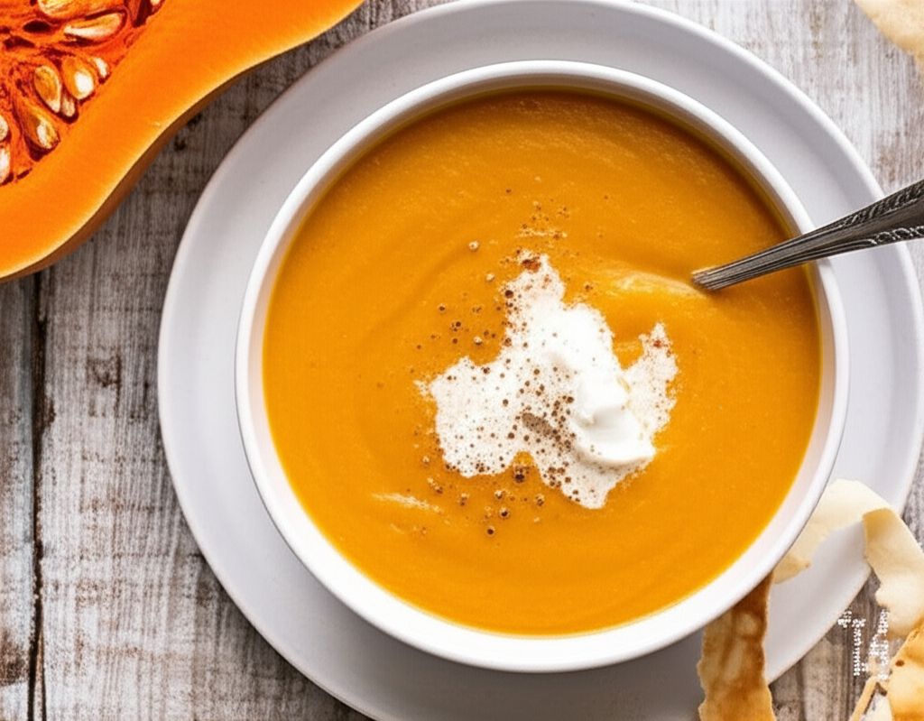 Butternut Squash and Apple Cider Soup