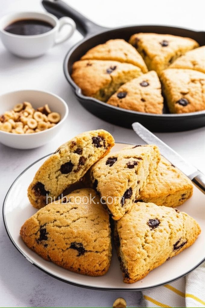 Chocolate-Hazelnut Marble Cake Scones