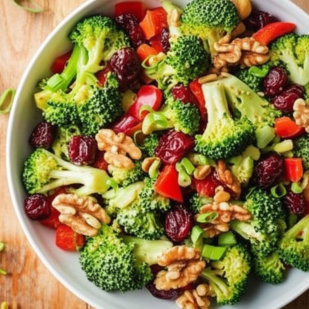 Curried Broccoli Cranberry Salad