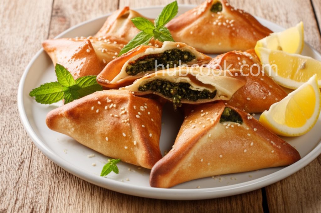 Jiddo's Fatayer Sabanegh (Spinach Triangles)