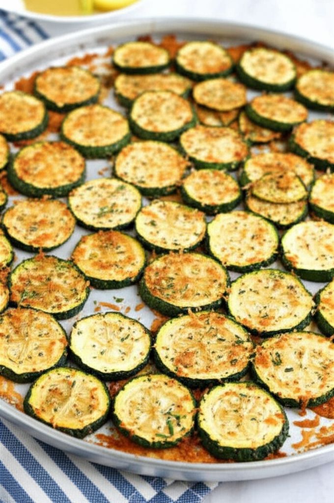 Parmesan-Ranch Zucchini Chips
