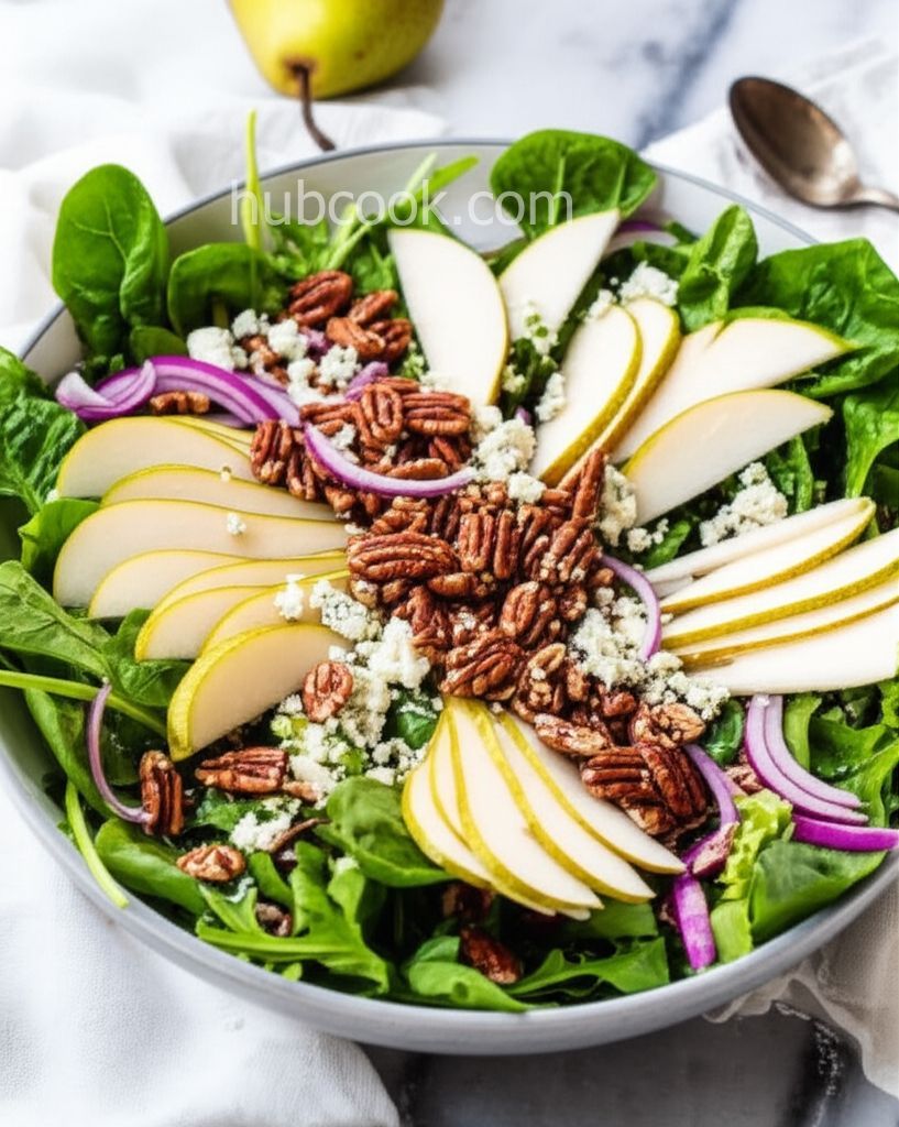 Pear and Blue Cheese Salad