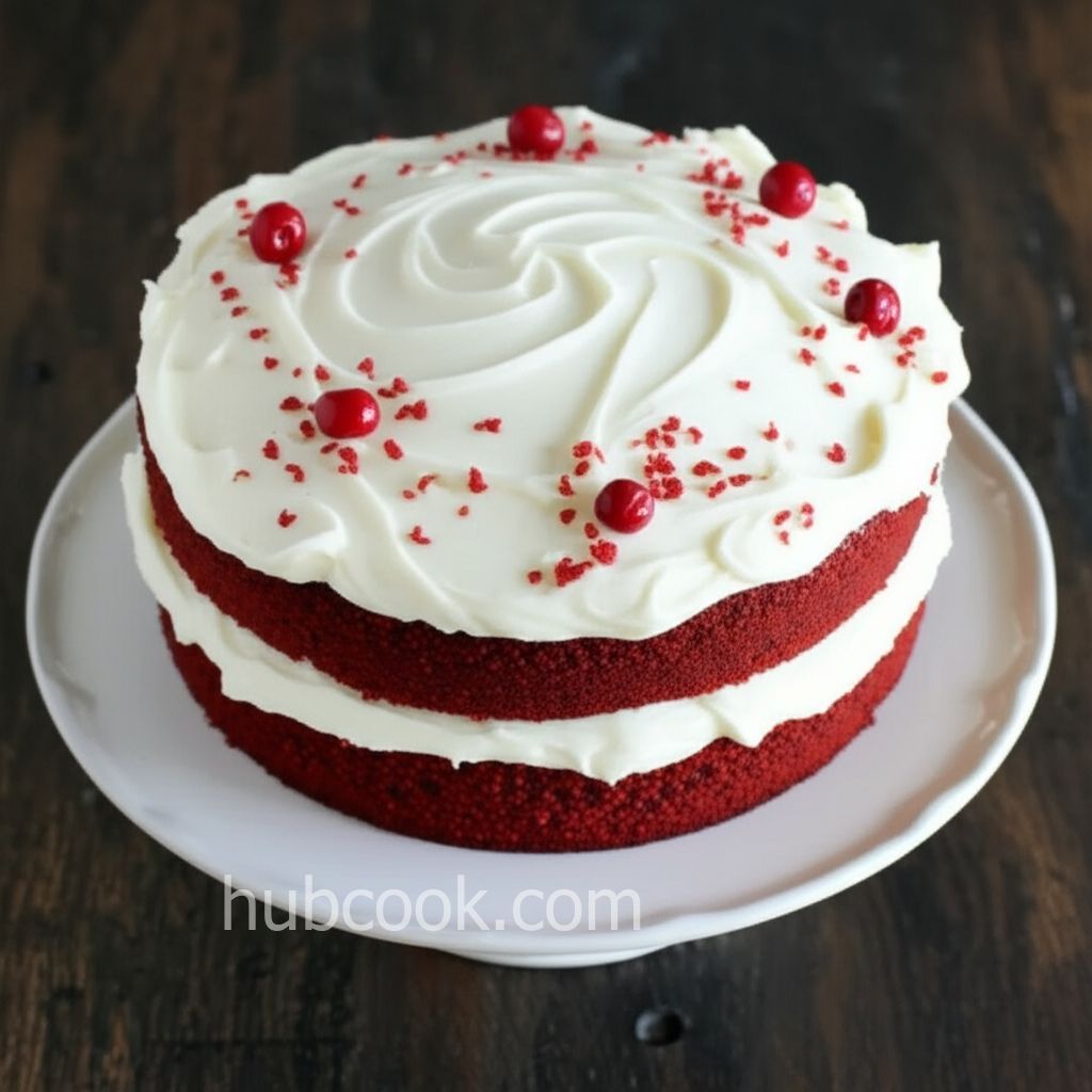 Red Velvet Cake with Buttercream Frosting