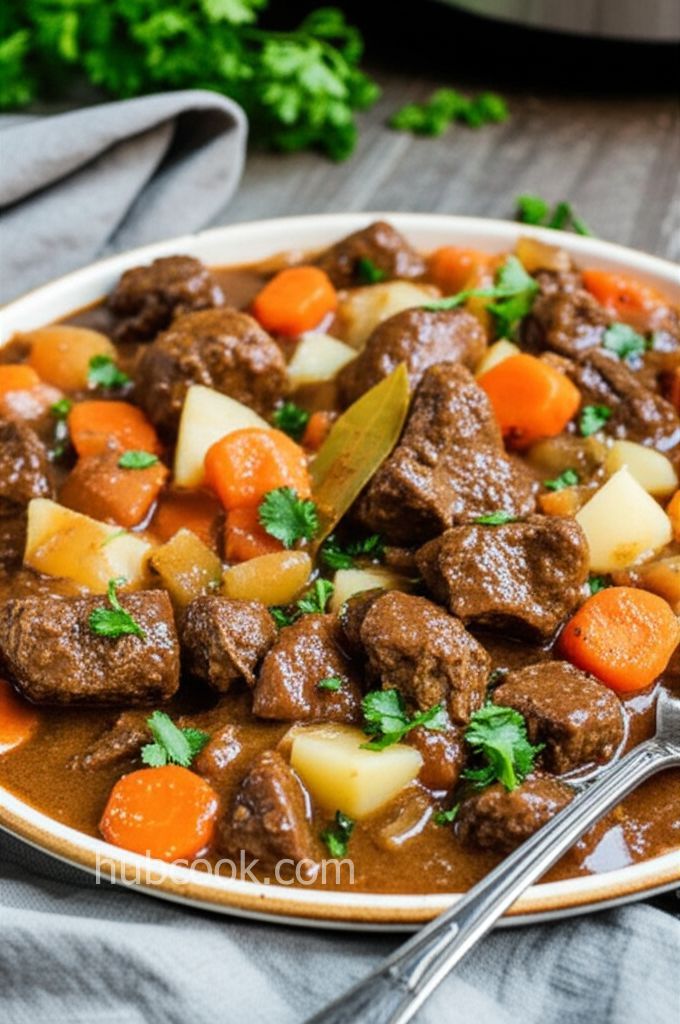 Slow Cooker Beef Stew Al la Catherine