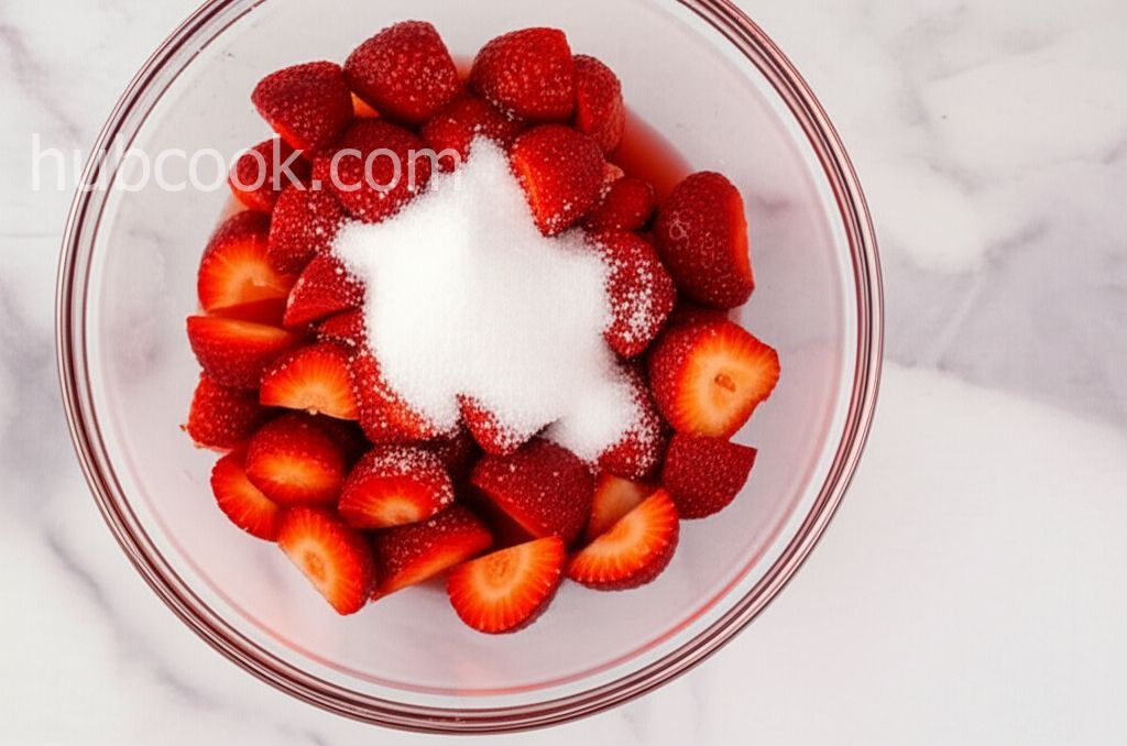 Strawberry Rosewater Ice Cream