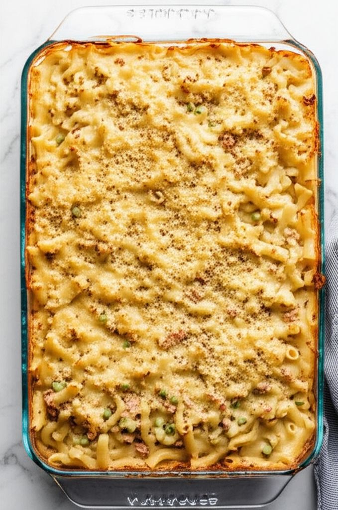 Tuna Noodle Casserole with Bechamel Sauce