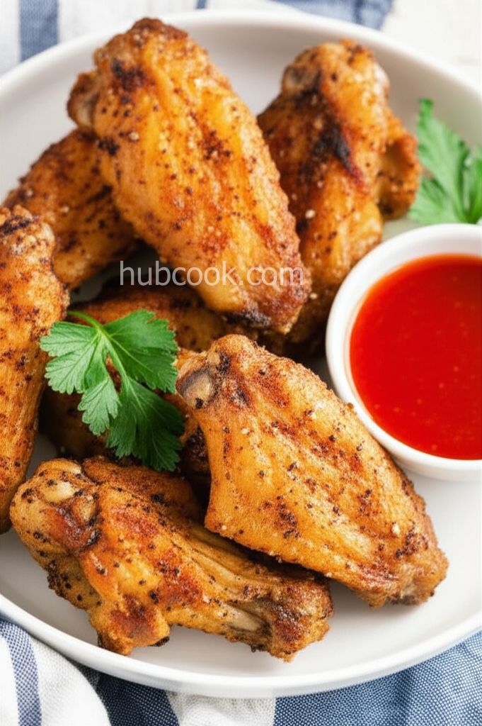 Air Fryer Herb-Seasoned Chicken Wings
