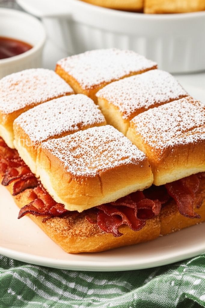 Bacon-Stuffed French Toast Sliders