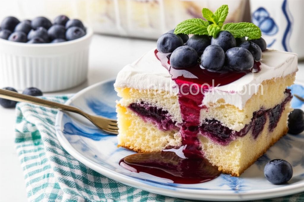 Blueberry Poke Cake