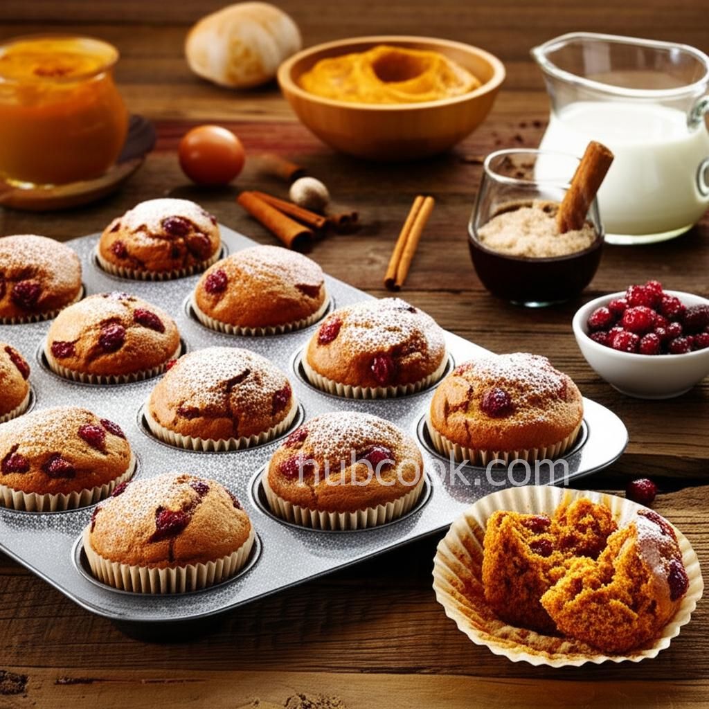 Cranberry Pumpkin Muffins
