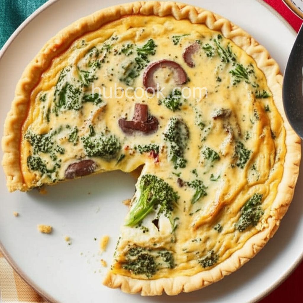 Feta Veggie Quiche