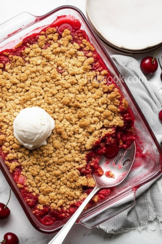 Fresh Cherry Crisp