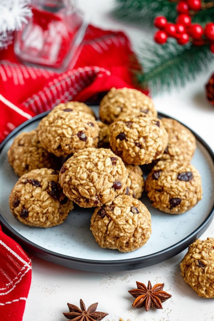 German Oatmeal Date Cookies