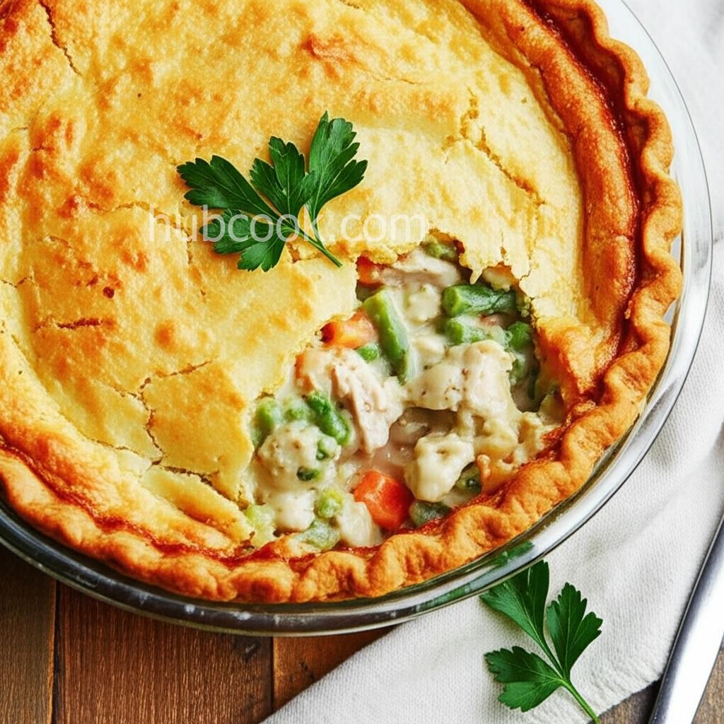 Impossibly Easy Chicken Pot Pie