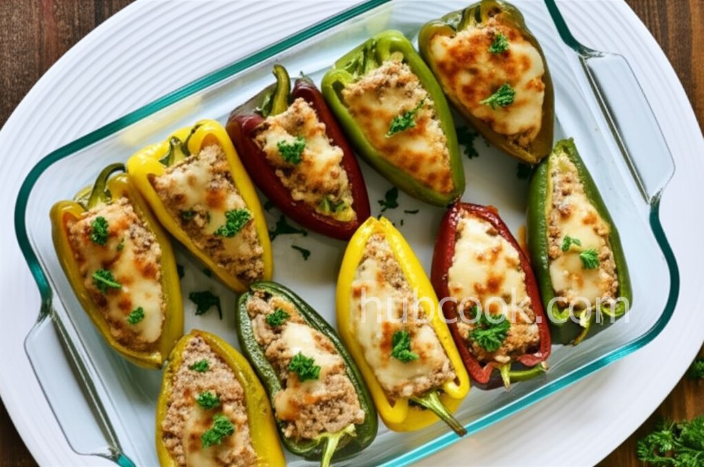 Italian Stuffed Cubanelle Peppers