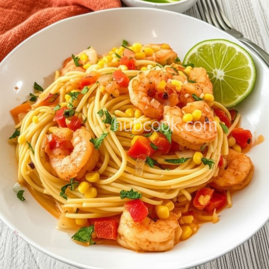 Linguine with Cajun-Spiced Shrimp and Corn