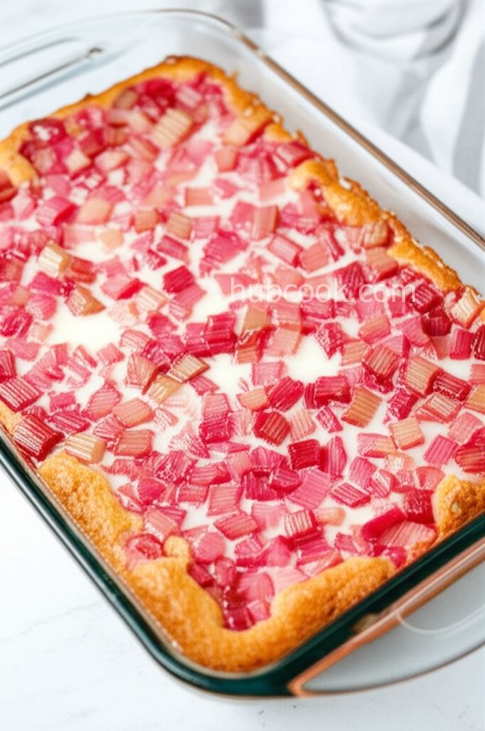 Maryann's Upside-Down Rhubarb Cake