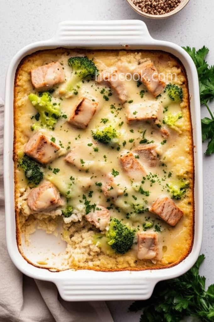 Pork, Broccoli and Rice Casserole