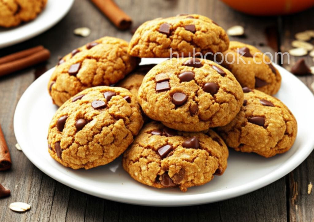 Pumpkin Butterscotch Oatmeal Cookies