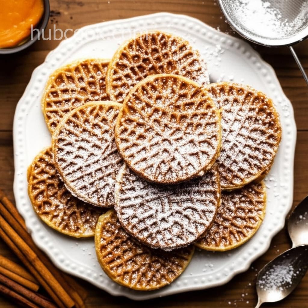 Pumpkin Pizzelle