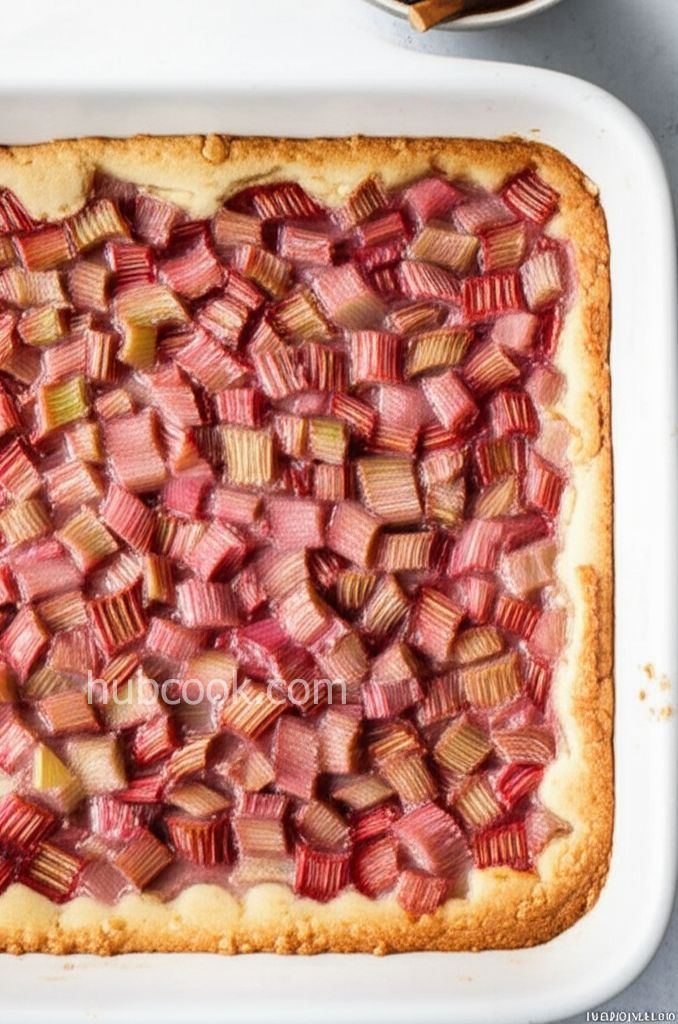 Rhubarb Shortbread Bars
