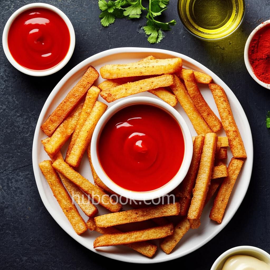 SPAM Fries with Spicy Garlic Sriracha Dipping Sauce