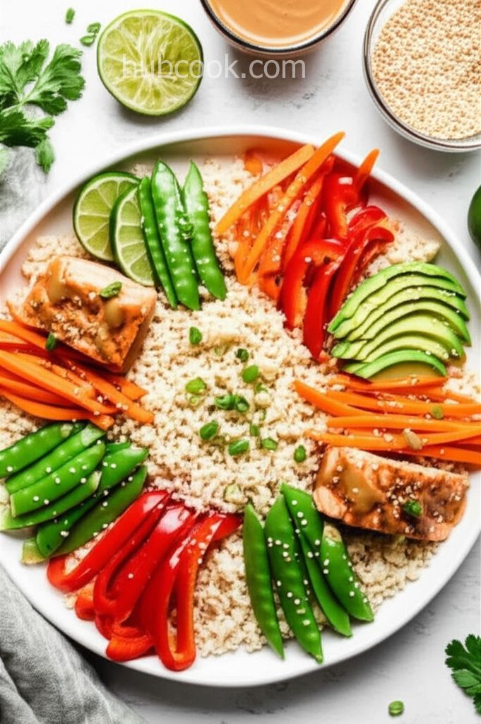 Spicy Salmon Bowls over Brown Rice
