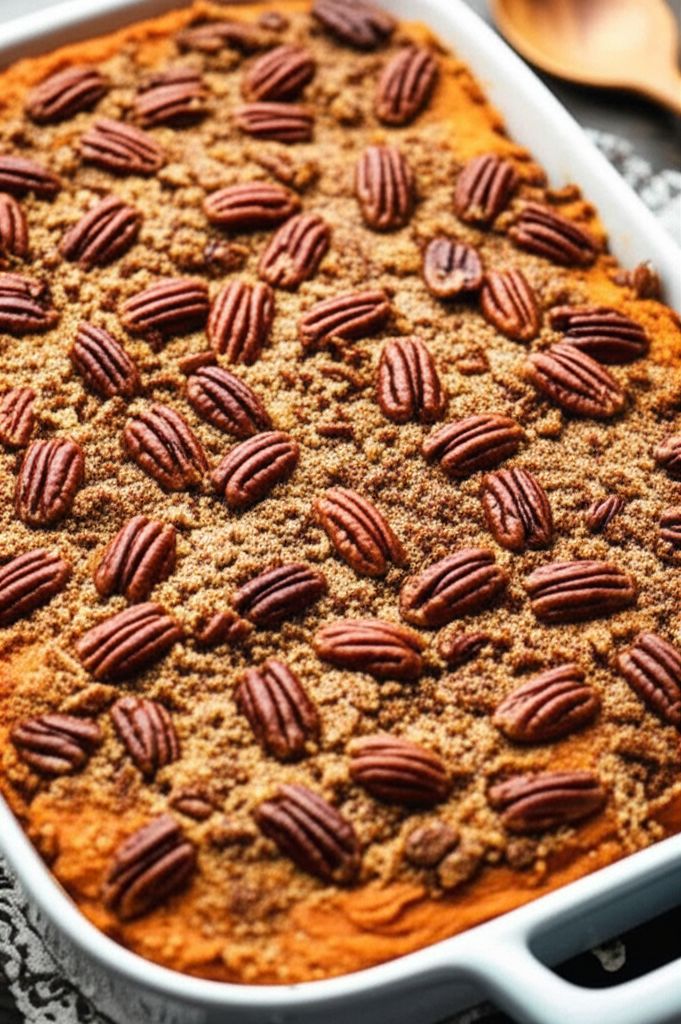 Sweet Potato Casserole with Pecans