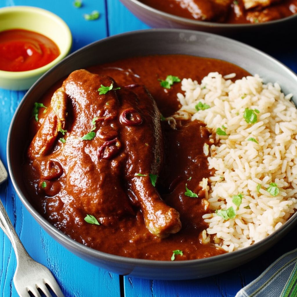 Chicken Mole with Four Chiles