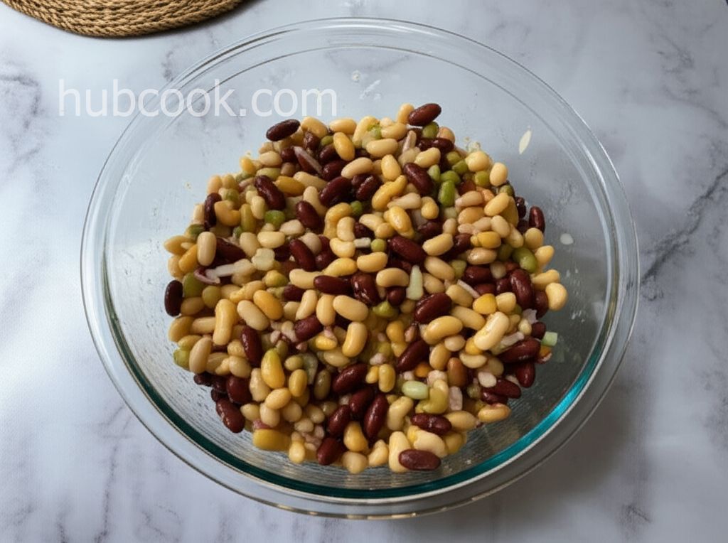 Colorful Four Bean Salad