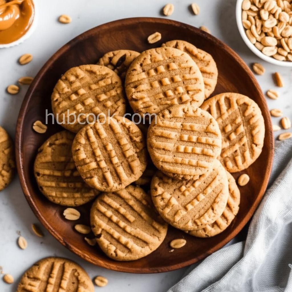 Easy Whole Wheat Peanut Butter Cookies