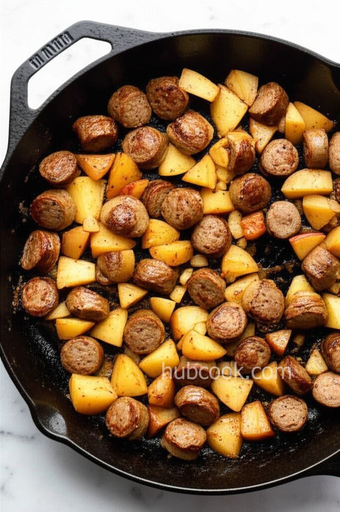 Fall Chicken-Apple Sausage Skillet