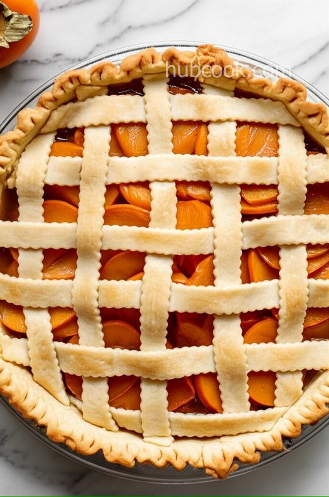 Fuyu Persimmon Pie