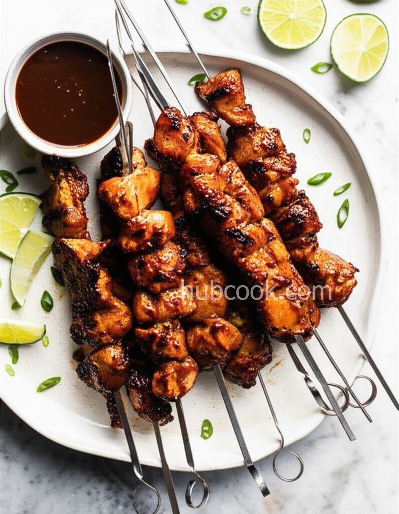 Ginger Grilled Chicken Satay