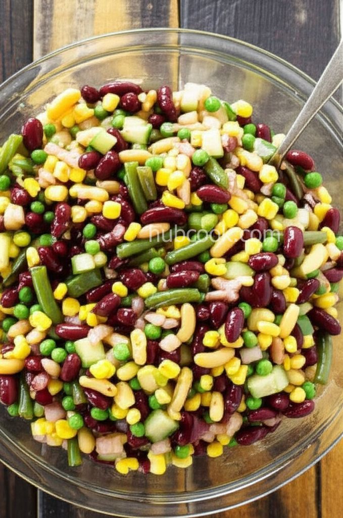 Grandma's Sweet and Tangy Bean Salad