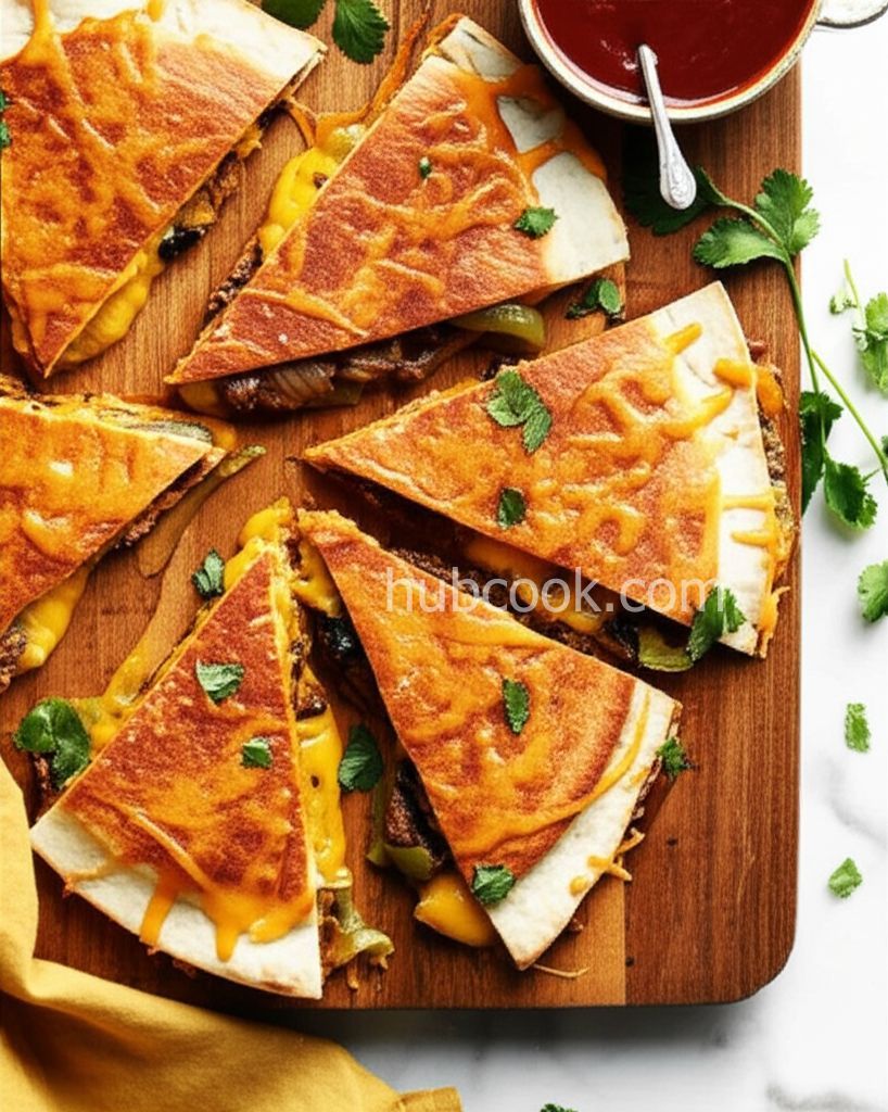 Philly Steak Quesadillas