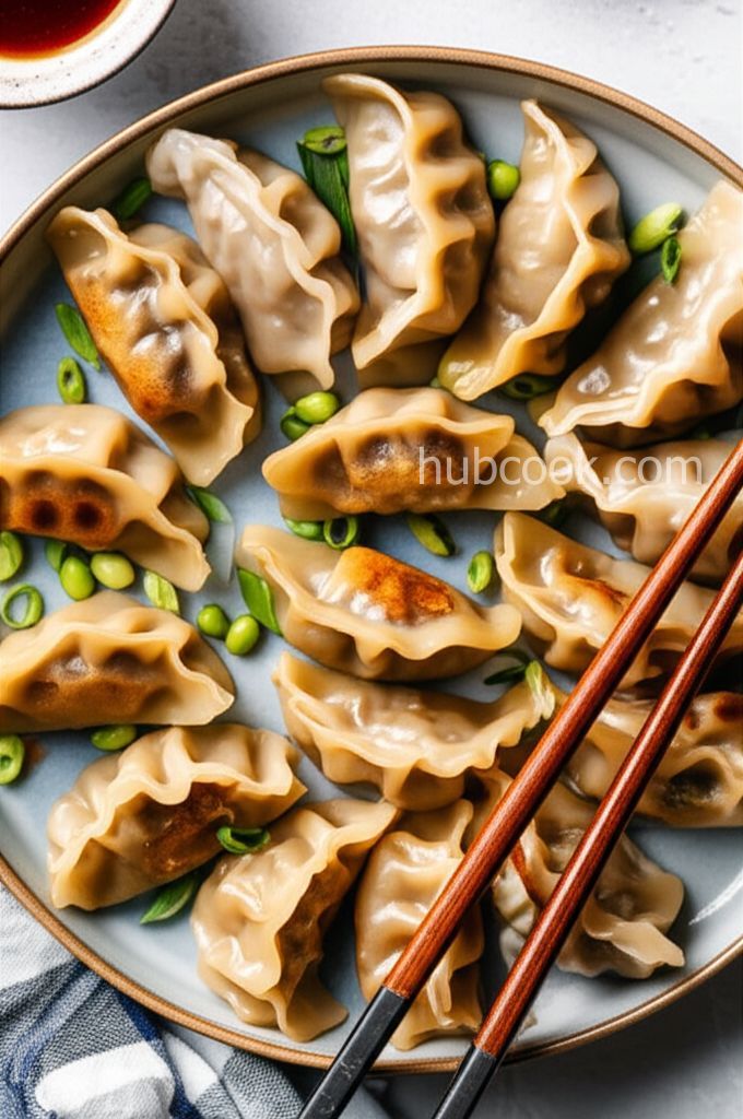 Shrimp and Edamame Dumplings