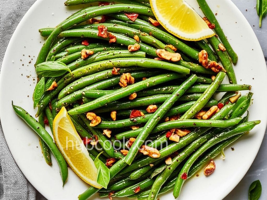 Stacy's Basil-Lemon Green Beans