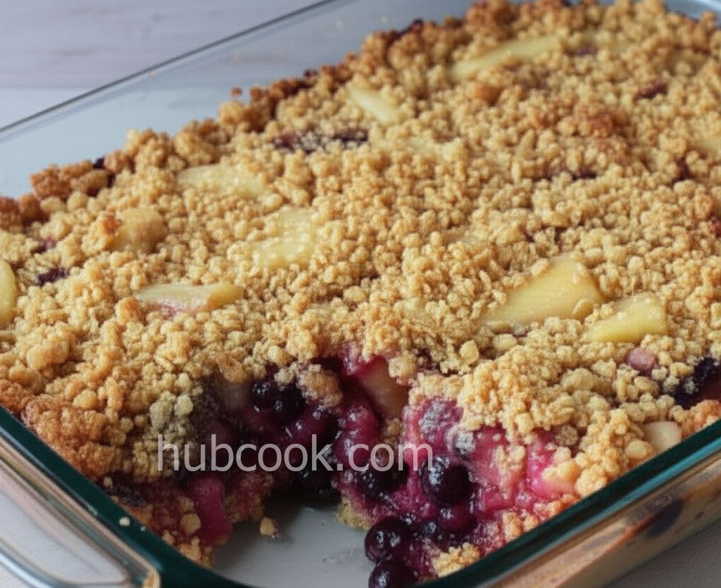 Blueberry-Apple Crunch