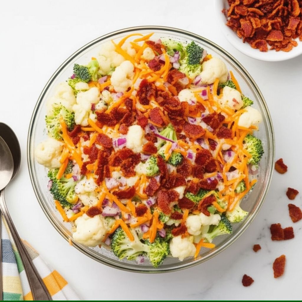 Bop's Broccoli Cauliflower Salad