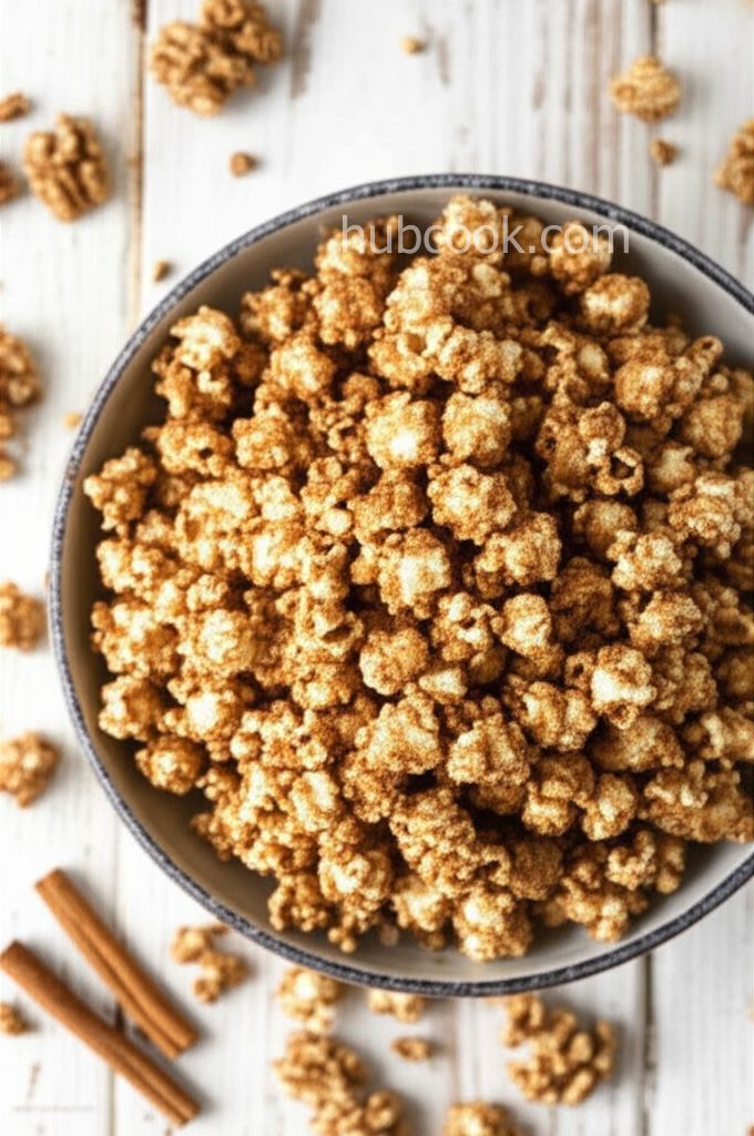 Cinnamon Roll Popcorn