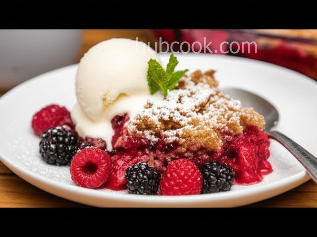Fresh Fruit and Berry Crumble