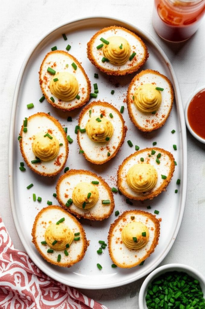 Fried Deviled Eggs