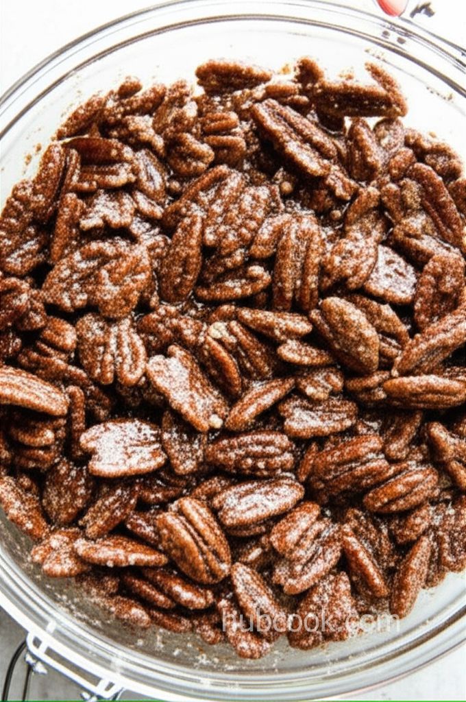 Glazed Spicy Cinnamon Pecans