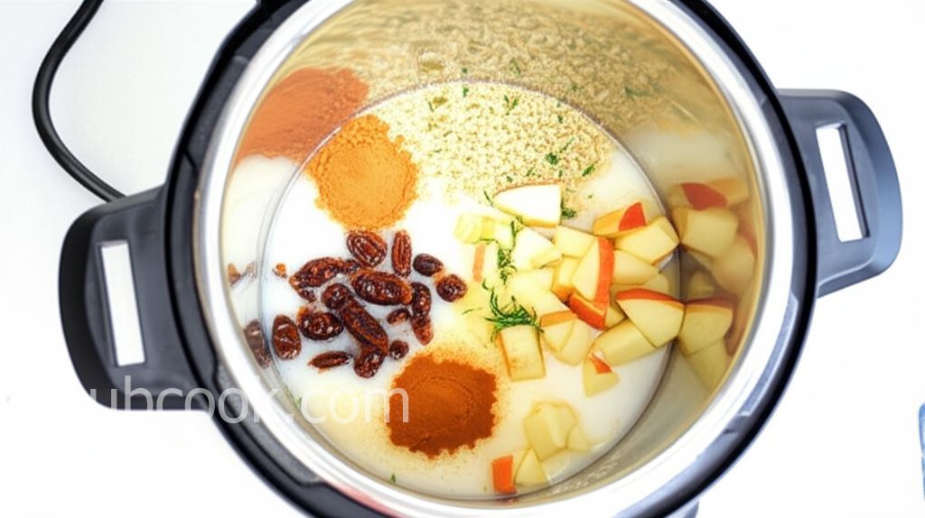 Instant Pot® Apple-Rosemary Steel-Cut Oats