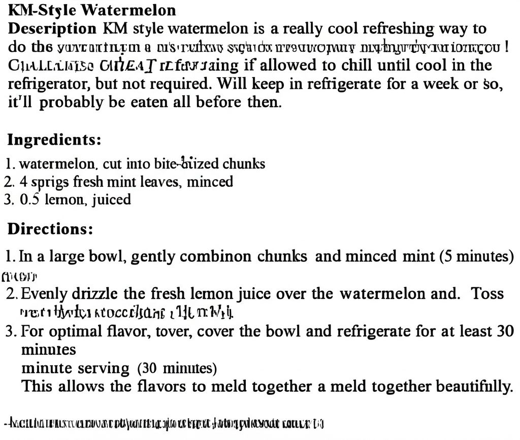 KM-Style Watermelon