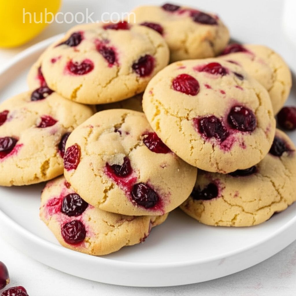 Lemon-Cranberry Cookies